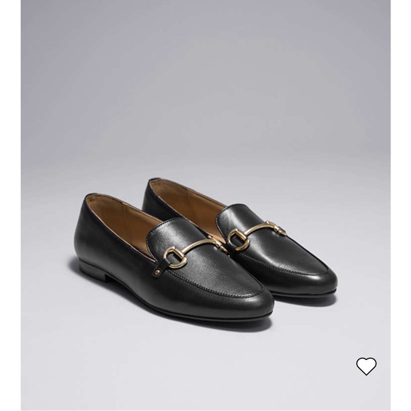 & Other Stories | Equestrian Buckle Classic Black Loafers | Size 7 - Picture 1 of 9